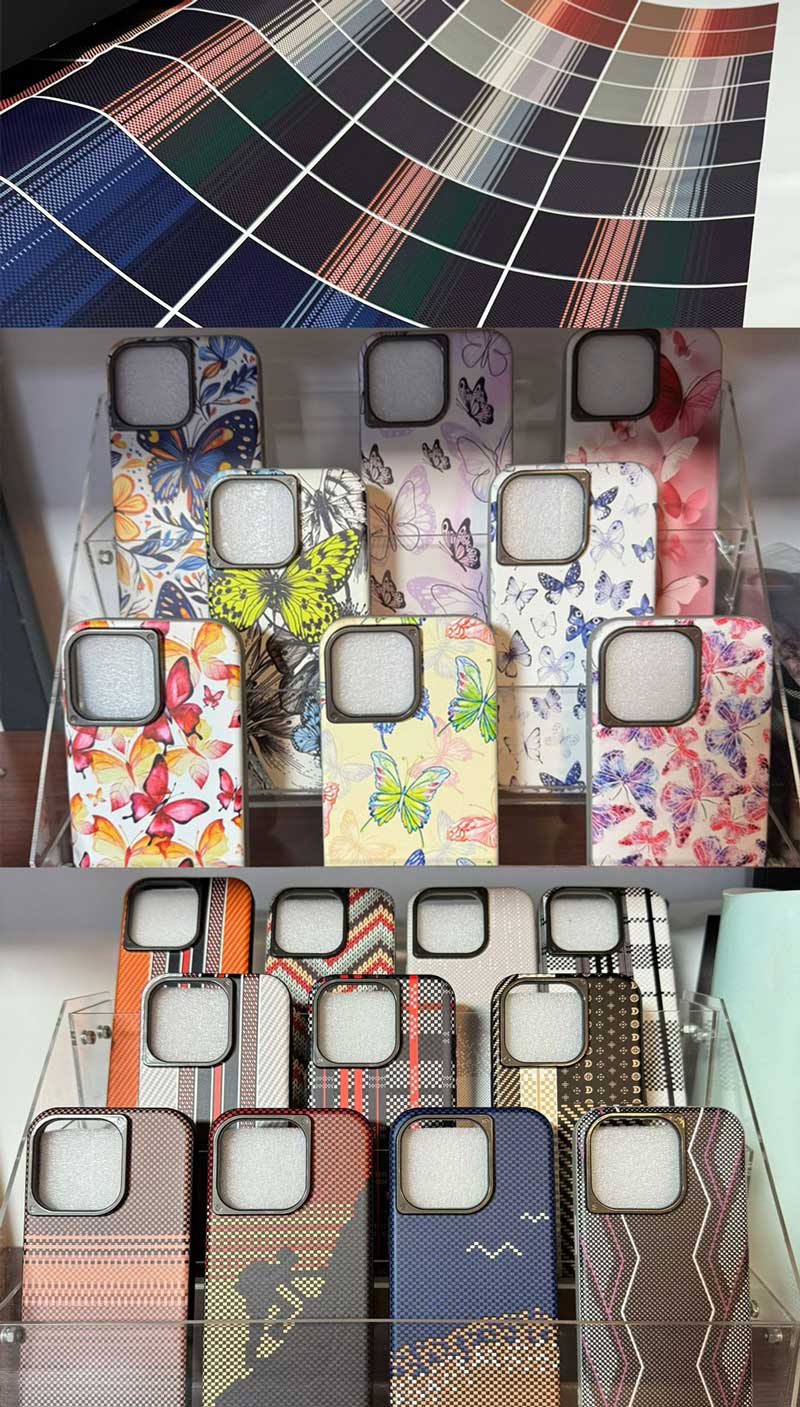 硅膠和皮革手機殼打印方案